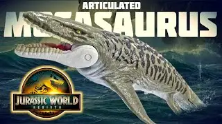 Takara Tomy Jurassic World Rebirth articulated Mosasaurus Review!!!