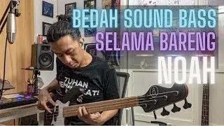 Bedah sound bass selama manggung bareng Noah