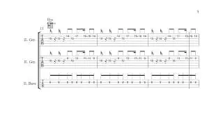 Contra (NES) - Areas 2&4: Bases - Guitars/Bass Tabs + Chords