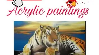 Acrylic paintings(gawa ng asawa ko)