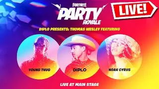 *NEW* FORTNITE LIVE CONCERT EVENT! - DIPLO, YOUNG THUG & NOAH CYRUS!
