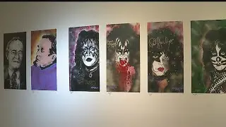 Youngstown-area artist shows off portraits of local figures downtown