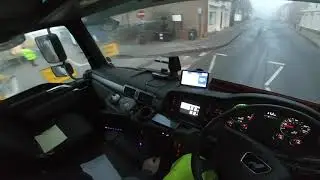 UK HGV CLASS 2 POV DRIVING MAN TGM 15.250 - CUSTOMERS SAVED MY DAY! THANK YOU!