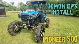 КАК: Установка усилителя руля Demon Pioneer 500