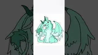 My new dragon character (what should I name her) #dragon #art #shorts #animation #drawing