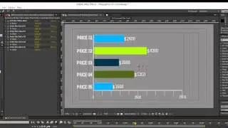 Infographics After Effects Template- Horizontal Bar Chart tutorial