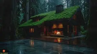 Soothing Heavy Rain Sound in the Evening for a Calm, Cool and Deeply Soothing Rain-Filled Atmosphere