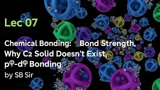 lec07 chemical bonding // bond strength // calculation of p-pie d-pie bonds by sb sir 
