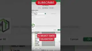Quickly drop down list in excel #shorts #msexcel #tricks #youtubeshorts #viralshorts #viral #excel
