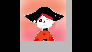 I drew one of my fire skeleton characters eliana