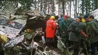 Plane crash aftermath rare footage 1991
