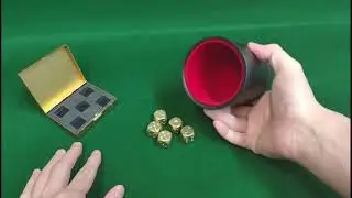 Aluminum Alloy Gold Dice by ds. distinctive style