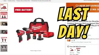 Last Day For Labor Day Tool Deals At Lowe's & Home Depot!