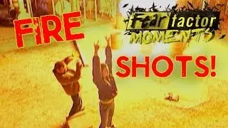 Fear Factor Moments | Fire Torch Toss & Drink