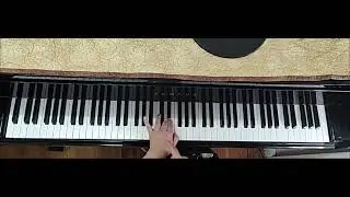 Bach Minuet II from Partita in Bb BWV 825 LH with instructions #suzukipiano
