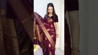 Open Pallu Pleat tips for Heavy Saree ❤️ #beautynstyle #sareedraping #drapingstyle #saree_draping