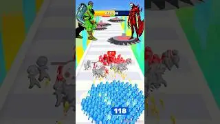 💯Top War Battle vs Crowd Monster Red Runner #shortsfunny #monster #온라인게임 #gameplay