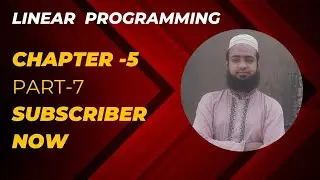 Linear programming || Chapter -5|| Two phase Simplex Method ||