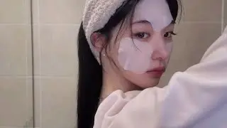 Self care day | Korean skin care routine 🎀 full day glow Up 