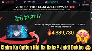 Vote For Free Gloo Wall Reward Kaise Milega | Vote For Your Banner | Free Fire New Gloowall Event