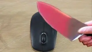 EXPERIMENT Glowing 1000 Degree KNIFE VS MOUSE
