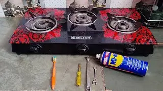 How to repair gas stove at home || How to fix gas stove || Gas repairing || Gas flame not working
