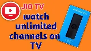 Watch unlimited channels on TV by Jio media cable🔥