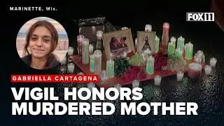 Candlelight vigil honors Gabriella Cartagena, woman allegedly murdered by boyfriend