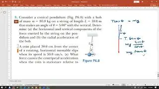 Conical pendulum