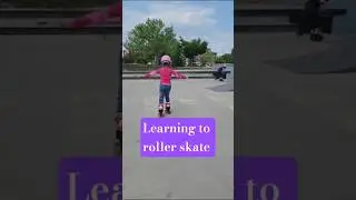 LEARN TO ROLLER SKATE #kids #rollerskating #learntorollerskate