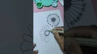 black pen drawing #easydrawing #shortvideo  #shortdrawing