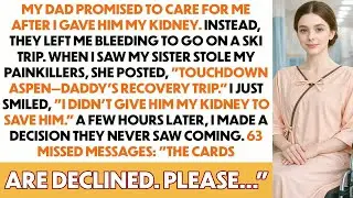 My Family Left Me For A Ski Trip After I Gave My Dad My Kidney — So I Made A Decision