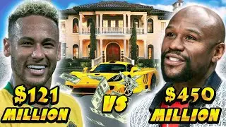 Neymar VS Floyd Mayweather - Lifestyle War 2023 | Net Worth,Rich Life, Salary,Spending Millions