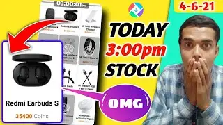 #GetApps 10:00am Stock (4-6-21) | Redmi Earbuds S In Stock😱