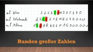 Runden großer Zahlen (Klasse 5) | Mathe einfach erklärt!