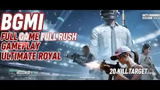 20 KILLS TARGET in Ultimate Royale! 🎯 | Road to Conqueror | BGMI