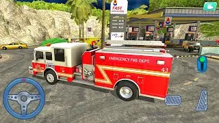 NY City Firefighter Truck Simulator - Fire Truck Game - Android Gameplay