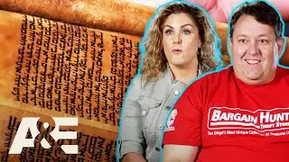 Storage Wars: Rene & Casey's Sacred Score w/ a 300-Year-Old Torah Discovery | A&E