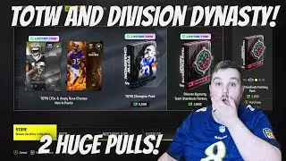 2 HUGE PULLS! TOTW WEEK 9 AND DIVISION DYNASTY! LTD THOMAS AND CROSBY | MADDEN 24 ULTIMATE TEAM