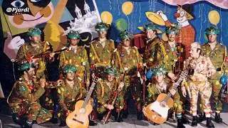 Chirigota El pelotón chiflado. Año 1986, actuaciones en el Falla