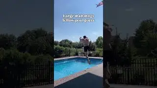 Massive Man Mogs Local Pool Goers
