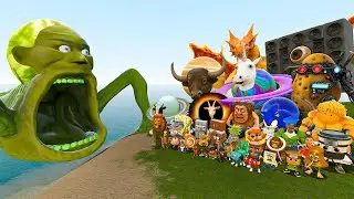 ALL NEW ITALIAN AI BRAINROT MEMES VS LIN GANG MELON SEA EATER MONTERS! - Garry's Mod