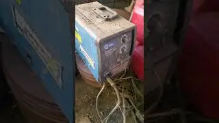 Found this broken @MillerWelders  Millermatic 211, can it be saved? #welding #millerwelders