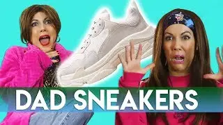 LATINA MOM reacts to ugly DAD SNEAKERS