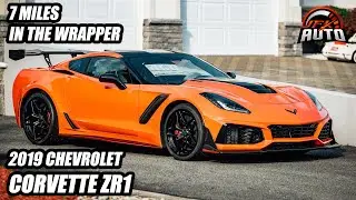 EXTREMELY LOW MILEAGE 2019 Chevrolet Corvette ZR1 3ZR ZTK 7 Speed Manual