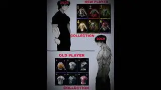 OLD PLAYER DRESS COLLECTION VS NEW PLAYER DRESS COLLECTION #freefire #ff #freefiremax