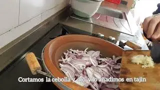 tajin  marroqui de pollo corral  😍 طجين مغربي بالدجاجة البلدية 😋  بخطوات جد سهلة