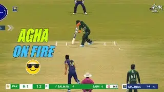 SALMAN ALI AGHA BATTING 🔥💀 AGAINST SRI LANKA 3nd MATCH HIGHLIGHTS IN HINDI COMMENTARY 