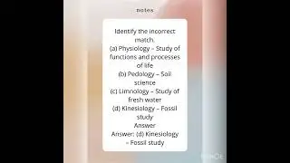 Biology master cadre || science preparation || master cadre biology || master cadre