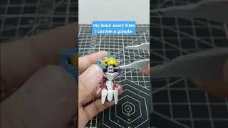 #shorts hg aerial gundam cockpit custom (test) #gundam #thewitchfrommercury #fypシ゚ #gunpla #custom